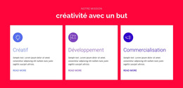 Créativité Avec Un But - Modèle Web