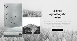 A Legboldogabb Helyek - Egyedi Webhelytervezés