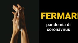 Pandemia Di Coronavirus Modello Di Sito Web CSS Gratuito