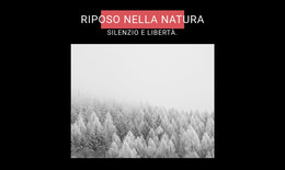 Riposo Nella Natura - Sito Con Download Di Modelli HTML