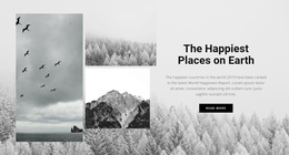 The Happiest Places - Joomla Template Creator