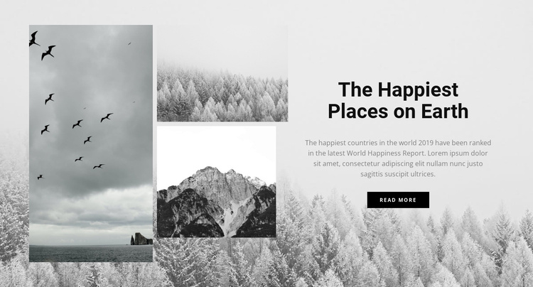 The happiest places Joomla Template