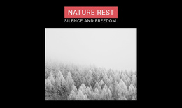Nature Rest Bootstrap HTML