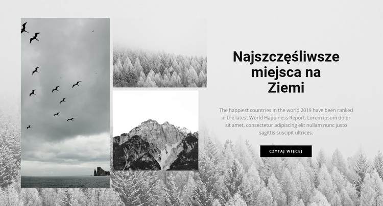 Najszczęśliwsze miejsca Motyw WordPress