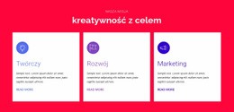 Kreatywność Z Celem - Nowoczesny Projekt Strony