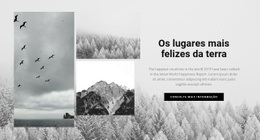 Os Lugares Mais Felizes - Melhor Construtor De Sites