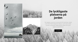 Responsiv HTML För De Lyckligaste Platserna