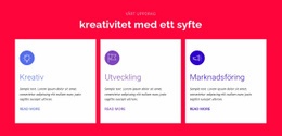 Kreativitet Med Ett Syfte - HTML5-Mall