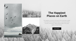The Happiest Places - Free Template