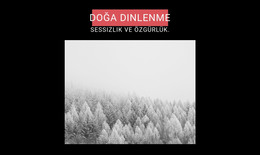 Doğa Dinlenme - HTML Şablonunun Indirildiği Site