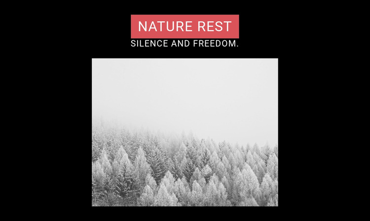 Nature rest WordPress Website Builder