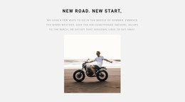 New Road New Start CSS Layout Template