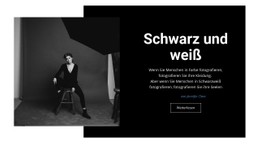 HTML5-Responsive Für Schwarz-Weiß-Studio
