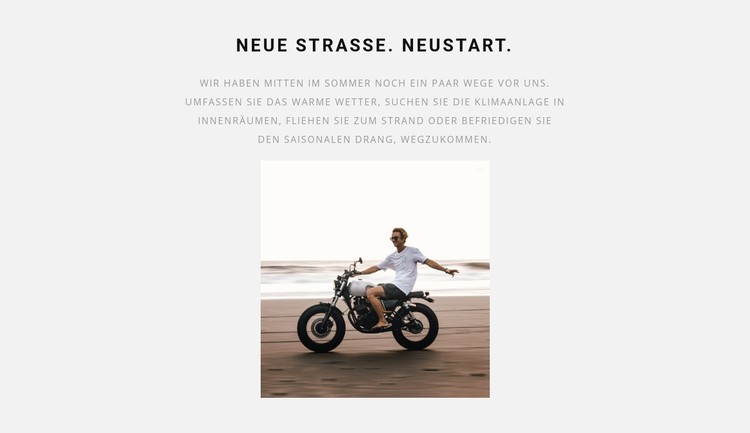 Neustart Neustart CSS-Vorlage