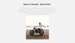 Neustart Neustart – Responsive Einseitenvorlage