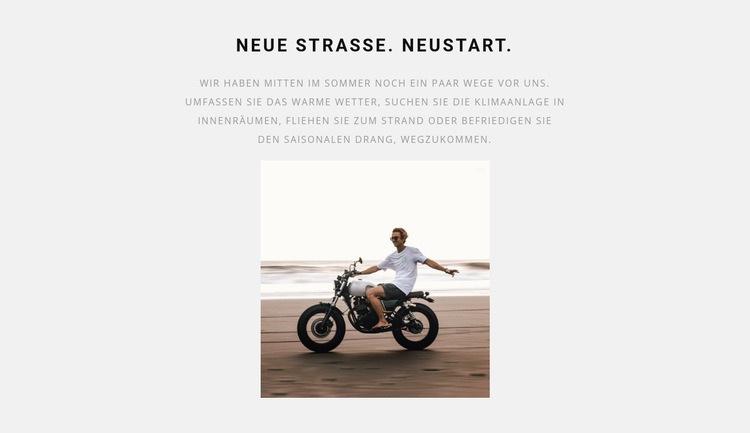 Neustart Neustart Website design