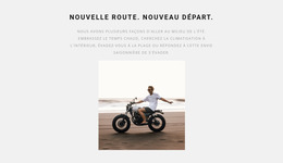 Extensions De Modèles Pour Nouvelle Route Nouveau Départ