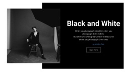 Black And White Studio - Html Code