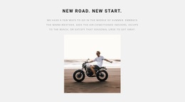 Multipurpose Html Code For New Road New Start