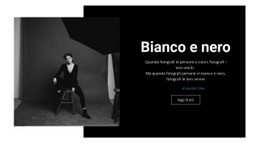 Studio In Bianco E Nero - Pagina Di Destinazione HTML5