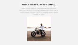 Nova Estrada, Novo Começo Modelo De Layout CSS