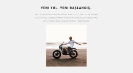 Yeni Yol Yeni Başlangıç - Duyarlı Tek Sayfalık Şablon