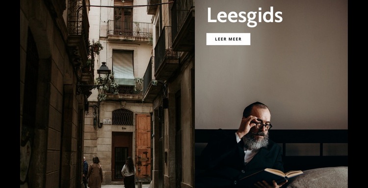 Leesgids Website ontwerp