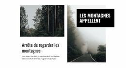 Montagne Et Nature Modèle Réactif Html5