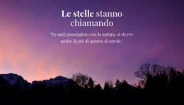 Studiare Il Cielo Stellato - HTML5 Website Builder