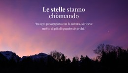 Sito Web Della Pagina Per Studiare Il Cielo Stellato