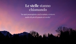 Studiare Il Cielo Stellato - Modello HTML5 Multiuso