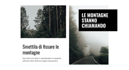 Montagna E Natura - Modello WordPress