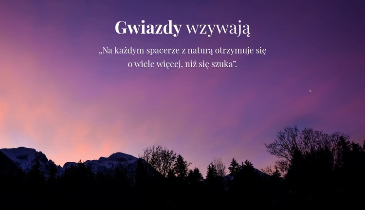 Studiowanie rozgwieżdżonego nieba Szablony do tworzenia witryn internetowych