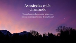 Estudando O Céu Estrelado - Modelo Gratuito