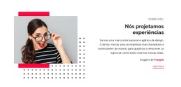 Nós Projetamos Experiências Modelo Premium