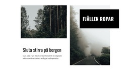 Webbsida För Berg Och Natur