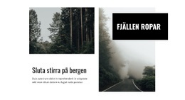 Berg Och Natur - Mall För Att Lägga Till Element På Sidan