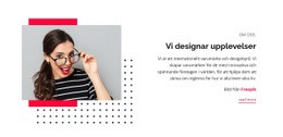 Vi Designar Upplevelser – Responsivt WordPress-Tema