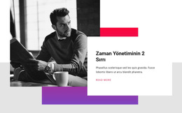 Zaman Yönetiminin Sırları - Özelleştirilebilir Profesyonel WordPress Teması