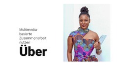 Bestes Zielseitendesign Für Multimedia-Zusammenarbeit