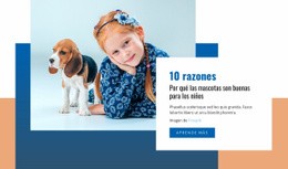 Diseño De Sitio Web Mascotas Y Niños Para Cualquier Dispositivo