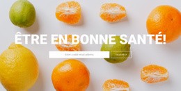 Être En Bonne Santé - HTML Page Maker