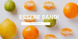 Essere Sano - Modello HTML E CSS