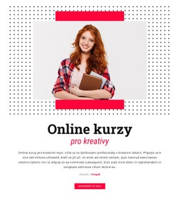 Online Kurzy Pro Kreativy – Šablona Stránky HTML