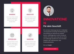 HTML5-Responsive Für Innovationen Für Ihr Unternehmen