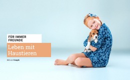 Ein Exklusives Website-Design Für Leben Mit Haustieren