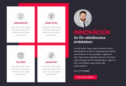 Innovációk Az Ön Vállalkozása Számára – WordPress Téma Funkció