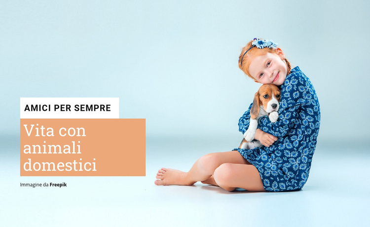 Vita con animali domestici Tema WordPress