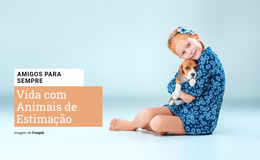 Vida Com Animais De Estimação - Modelo De Site Joomla