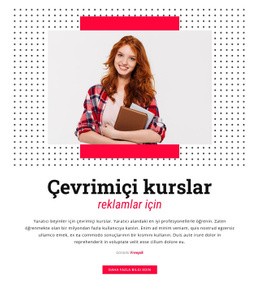 Yaratıcılar Için Çevrimiçi Kurslar Şablon